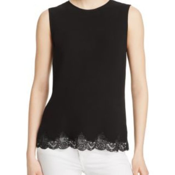 Theory Tops - Theory Alshvee Admiral Crepe Lace Shell